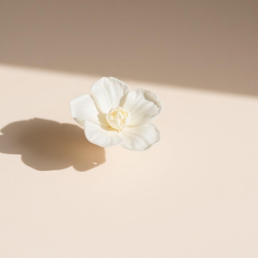Sensitive care cream in soft light